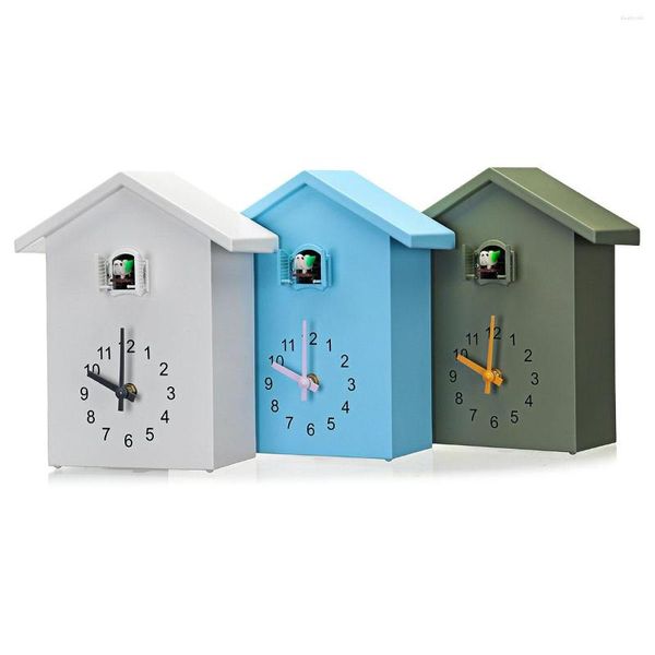 Настенные часы 3 цвета кулочка Quartz Clock Modern Bird Home Living Room Vision Watch Horologe Timer Офис