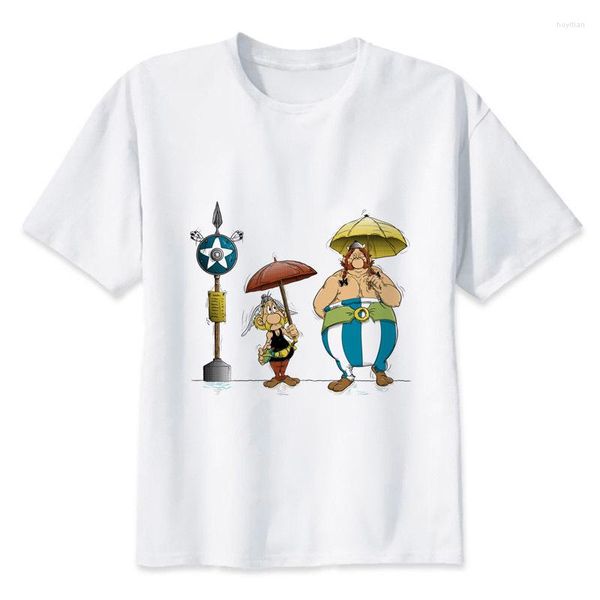 T-shirt da uomo T-shirt Asterix e Obelix T-shirt personalizzata da uomo T-shirt estiva manica corta personalizzata MRR154