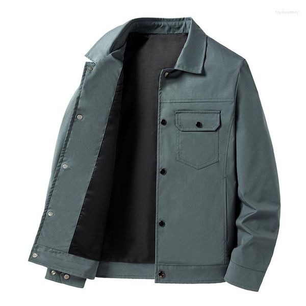 Männer Jacken Frühling Herbst Casual Mantel Slim Fit Baseball Für Männer Windjacke Einfarbig Formale Business Arbeits Kleidung M-5XL