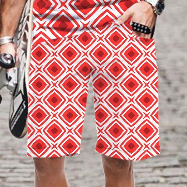 Мужские шорты мужская одежда круто мужчины/женщины Лето 3D Печатная уличная одея