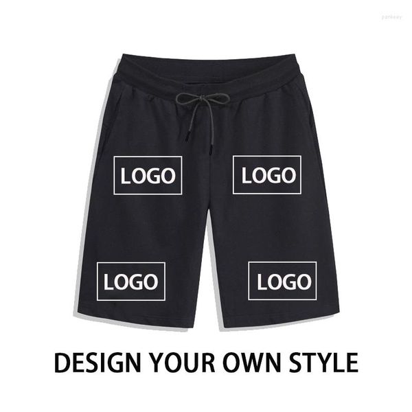 Shorts Masculino Casual Personalizado Logotipo Men Summer Boardshorts Respirável Praia Confortável Fitness Basquete Esportes Calças Curtas Masculino