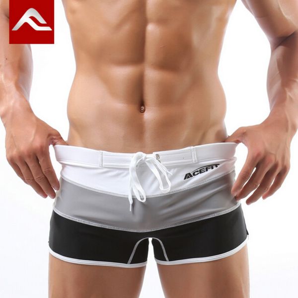 Calções de banho masculinos calções de banho para homens nadar sexy gay maiô praia boxers cuecas maiô Desmiit cueca derretendo 230707