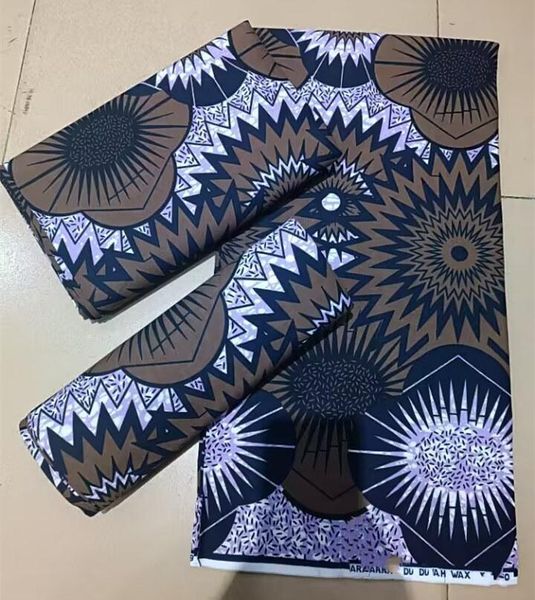 Processori Ankara Tessuto Africano Vera Cera Stampa di Cotone 100% Nuovo Design 2022 Tissus Cera Africain Tessuto Patchwork per il Vestito 6 yard Vendite Ora