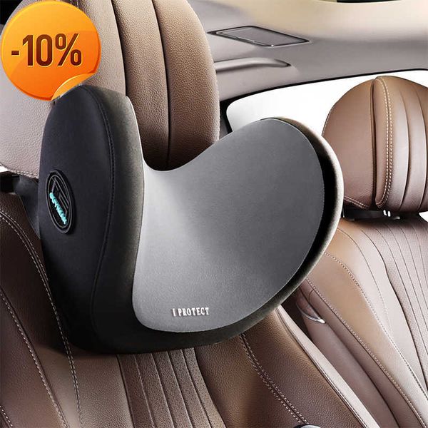 New Car Neck Poggiatesta Cuscino Poggiatesta Cuscino di supporto lombare per auto Memory Foam Protezione a rimbalzo lento Poggiatesta universale