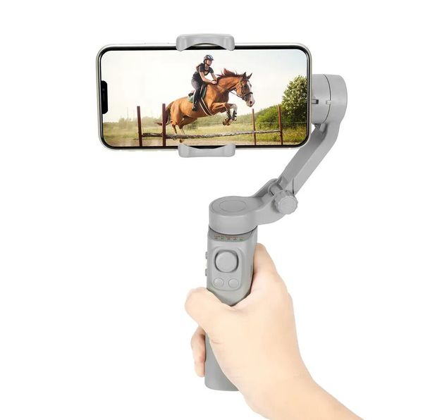 Katlanabilir F5 F10 M1 Akıllı Telefon Video Dengeleyicileri Stabilize Elde Taşınan Kamera Dengeleyicisi Gimbal Telefon için