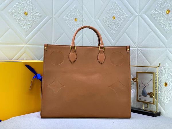 Borse Tote bag di lusso di alta qualità Designer 2023 Borse da donna Messenger nuova borsa in rilievo Onthego Borsa a tracolla piccola Tote Borsa a tracolla AAAAA