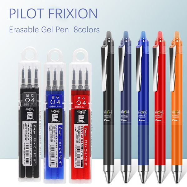 Penne gel PILOT FriXion Penna gel cancellabile Punta fine LFPK-25S4 Ricariche 0,4 mm Molti colori Cancelleria per ufficio scuola 230707