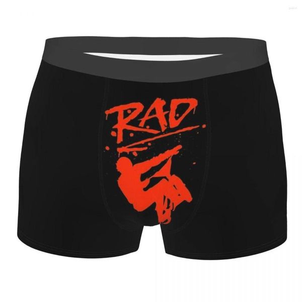 Cuecas RAD Graffiti Redesign com Radical BMX Bike Racing Homme Calcinha Masculina Cueca Ventilar