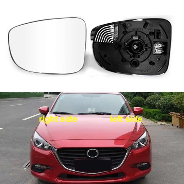 Per Mazda 3 Axela 2017- 2019 Accessori per auto Porta ala Specchi retrovisori Lenti riflettenti Lenti per specchietto retrovisore Vetro