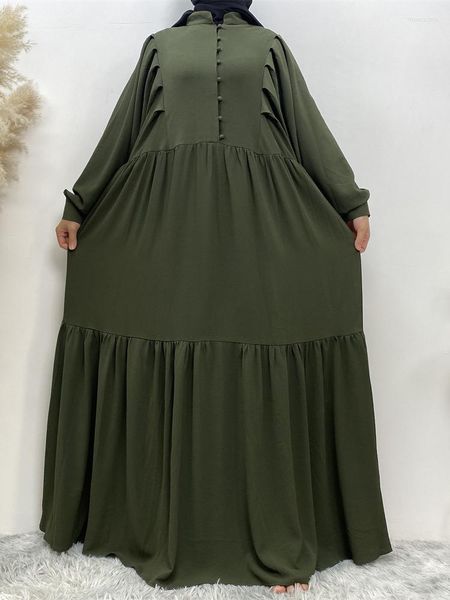 Abbigliamento etnico Ramadan Eid Moda Donna musulmana Abito in chiffon Islamico Dubai Turchia Abiti mediorientali per Abaya Lungo vintage marocchino