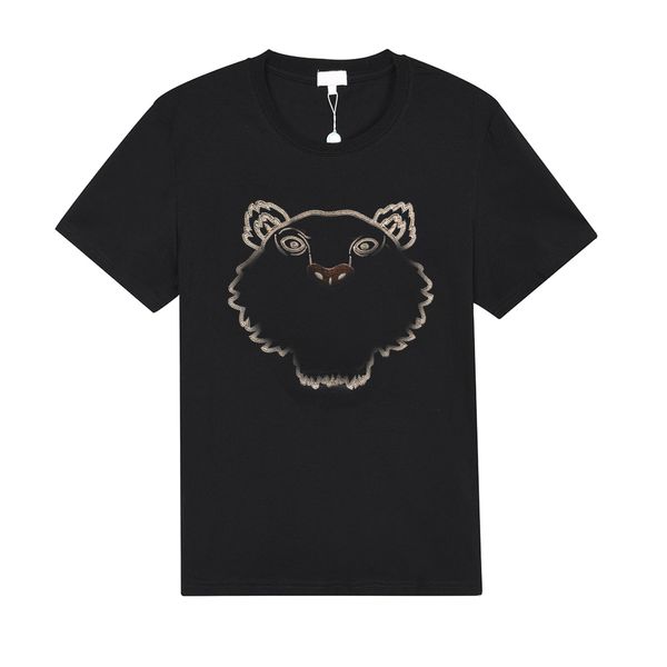 Top Tshirts Tiger Heads Kenzio Дизайнерская футболка для мужской уличной одежды мужская футболка летние узоры