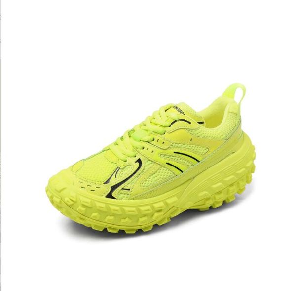 Homens segurança jogging designer feminino defender sapatos grosso 9cm malha inferior lazer tênis tanque botas de pneu