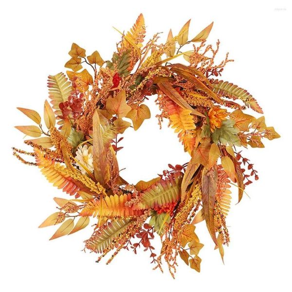 Dekorative Blumen Herbst Thanksgiving Blätter hängende Wanddekoration Ahorn 50 cm für Zimmer