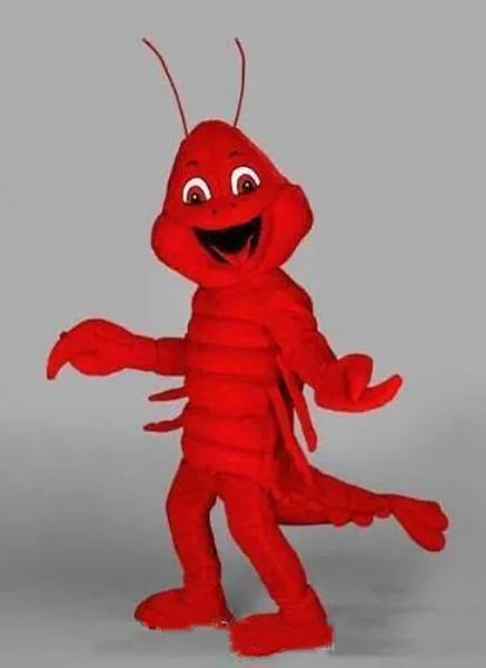 Хэллоуин красный омарный талисман костюмы мультфильм персонаж костюм рождественский наряд на открытом воздухе для вечеринки взрослые рекламные рекламные одежды