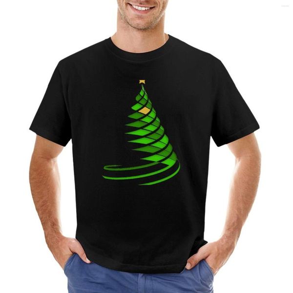 Herren Polos Abstrakter Weihnachtsbaum T-Shirt Sweatshirts Sommer Tops T Shirt Männer