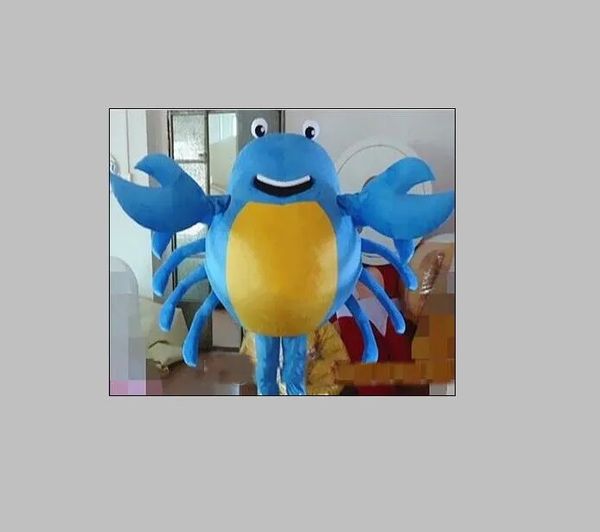 halloween material eva caranguejo azul trajes de mascote traje de personagem de desenho animado roupa de festa ao ar livre natal tamanho adulto roupas de publicidade promocional