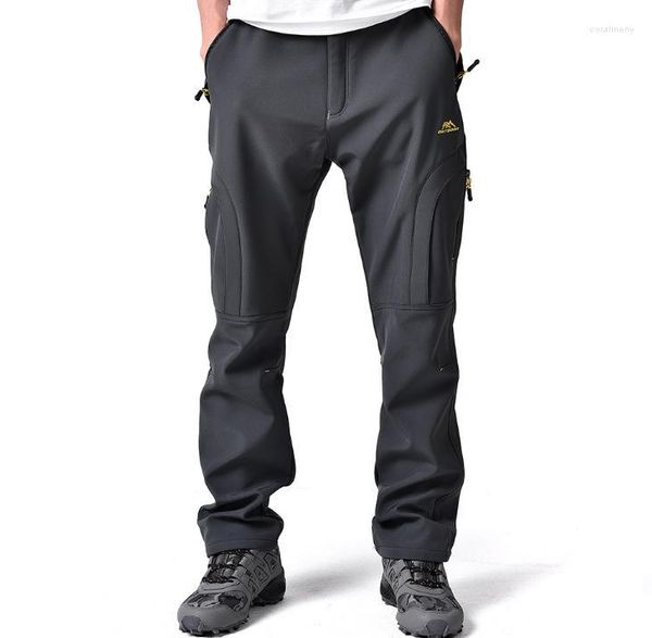 Pantaloni da uomo Inverno Outdoor Casual Trekking Escursionismo Pantaloni da uomo antivento Caldi Plus Size 8XL Camping Climb Run Abbigliamento da uomo maschile