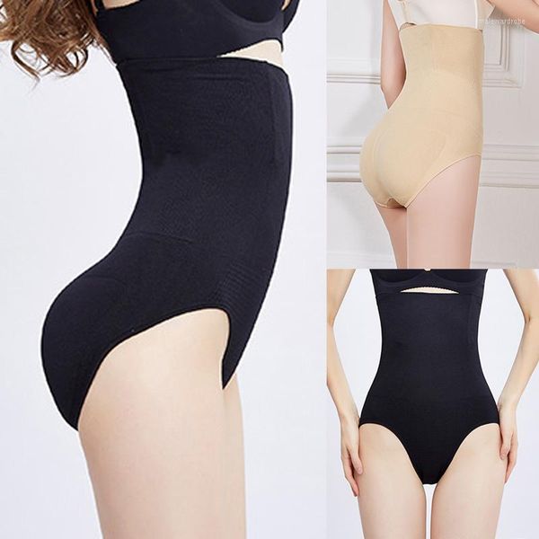 Modeladores femininos Vertvie Sem costura Cintura alta cintura alta emagrecimento controle de barriga calcinha cuecas cuecas body shapewear 2023