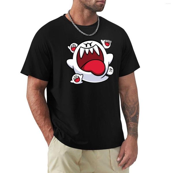 Herren Polos King Boo Face T-Shirt T-Shirt Mann Übergröße Plus Size Shirts Herren Grafik T-Shirts Pack