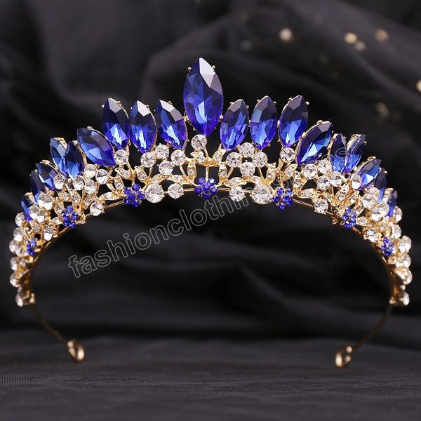 6 colori coreano AB diadema di cristallo corona donne festa nuziale lusso nuovo coreano elegante abito da sposa accessori per capelli