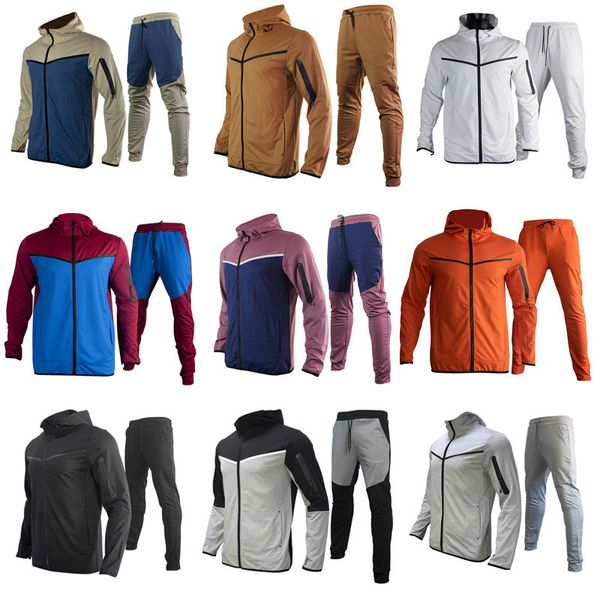 Tasarımcı Trailtsuit Pantolon Erkekler İçin Takım Takımları Takipler Erkekler Kalın Teknik Polar Spor Giyim Pantolon Hoodies Ceketler Erkek Trailsuit Erkek Trailsuit Tasarımcı 3xl