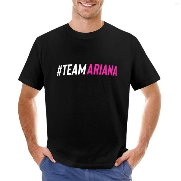 Polos masculinos Team ARIANA - Vanderpump Rules T-Shirt Oversized T-Shirt Hippie Clothes Cotton