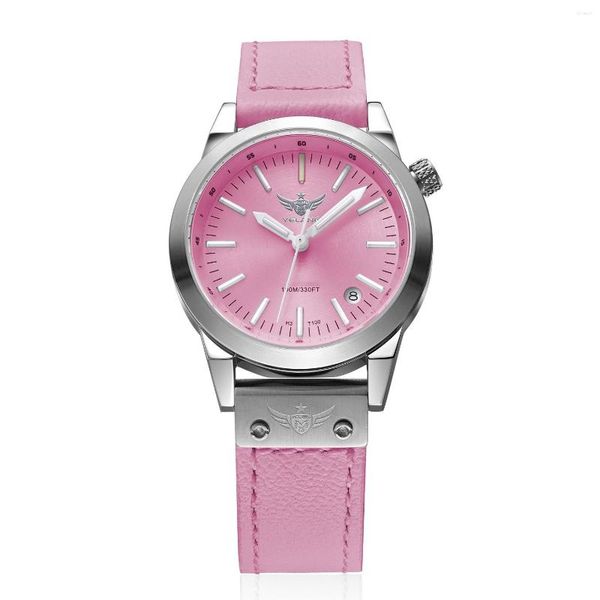 Relógios de pulso Yelang Ladies Luxury Watches 36mm Women Quartz Assista Moda Luminous Watchwatch 100m Sapphire espelho de safira à prova d'água