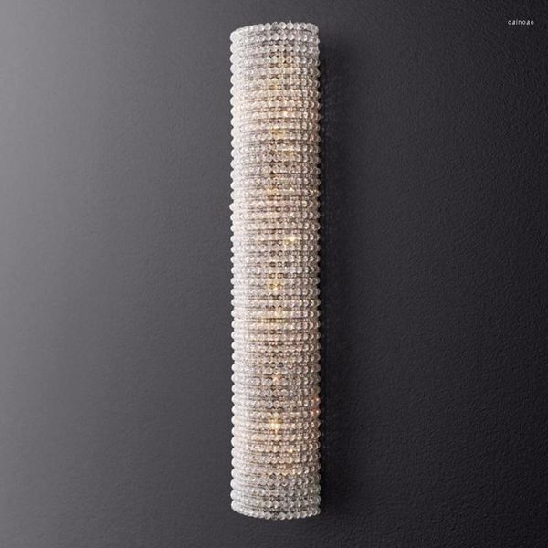 Lampada a parete Crystal Luxury Clear/Amber Sconce Foyer Cristal Light Secut Decor DECIVI per la casa Luci corridoi della camera da letto