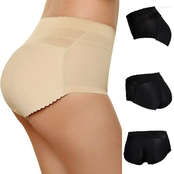 Intimo da donna sexy donna imbottito in spugna glutei abbondanti Lady push up vita media mutandine slip intimo