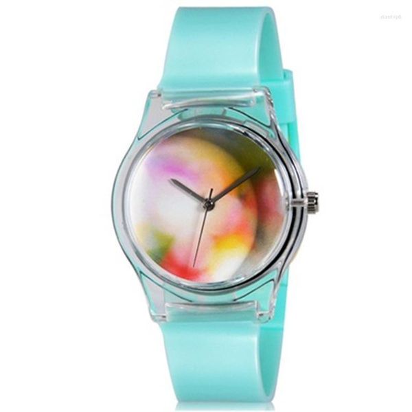 Orologi da polso WIILIS Orologi da donna Fashion Life Braccialetti per orologi in silicone impermeabili Cinturino per orologio al quarzo per regalo per ragazze da donna