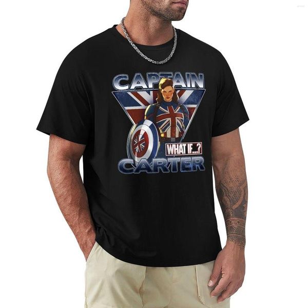 Herren Polos Captain British Carter T-Shirt Blanko T-Shirts Grafik Kawaii Kleidung Herrenbekleidung