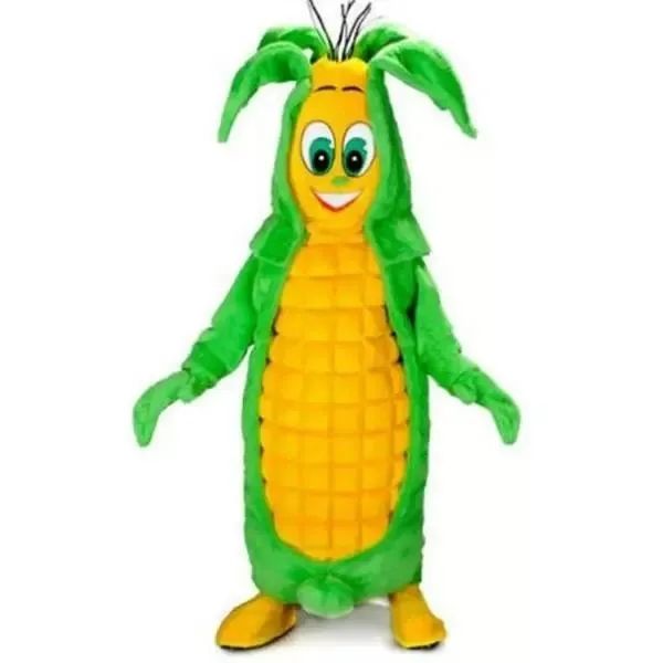 Venda da fábrica de Halloween Tasty Corn Mascot Costumes Cartoon Character Outfit Suit Xmas Outdoor Party Outfit Adult Size Promocional Advertising Clothings