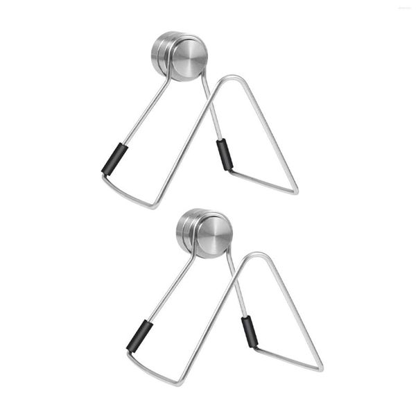 Ganci 2 supporti magnetici in spugna per porta lavello da cucina in acciaio inox senza fori con adesivi accessori impermeabili