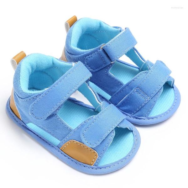 First Walkers Sommer atmungsaktive Baby Jungen Kinder Splice Farbe aushöhlen rutschfeste lässige Canvas Cack Schuhe