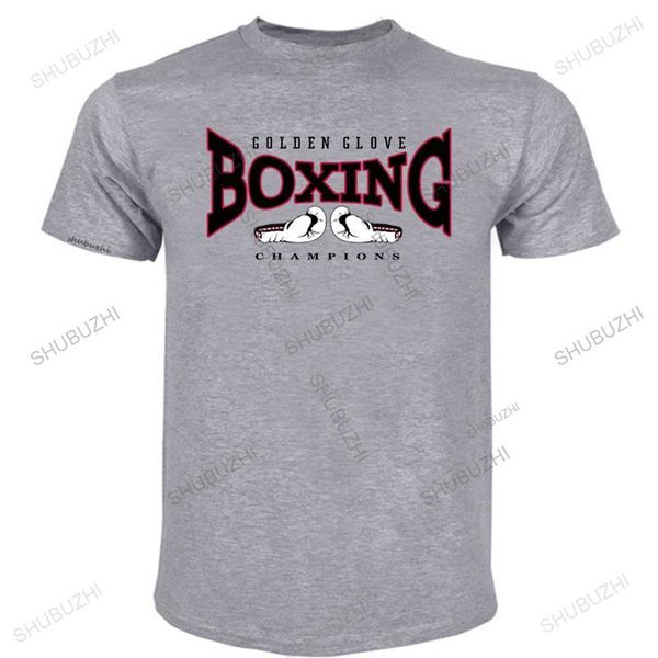 Jeans T-Shirt Boxer Golden Glove Champions Boxe Fight Maglietta Maglia Uomo Mann Handschuhe Herren Sommer Oneck T-Shirts Casual