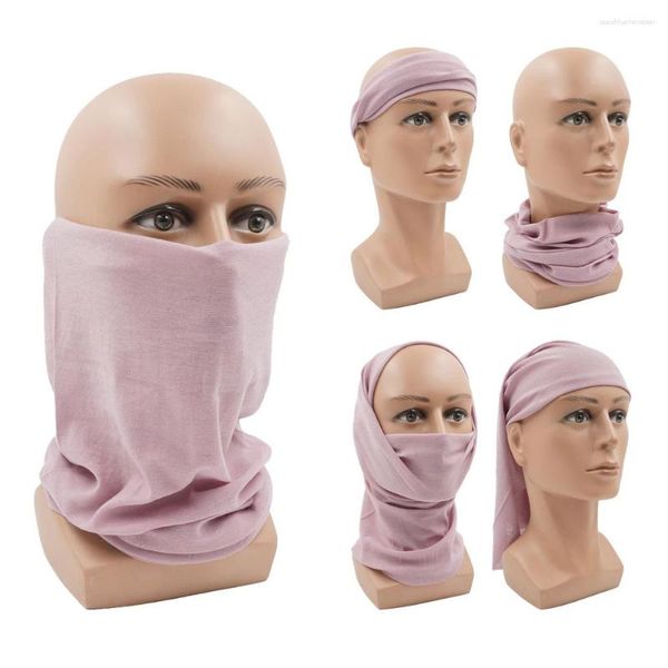 Sciarpe Poliestere Uomo Collo Ghetta Avvolgere Donna Lavanda Viola Bandana Outdoor Copricapo Sciarpa da ciclismo Foulard Passamontagna antipolvere Maschera per il viso