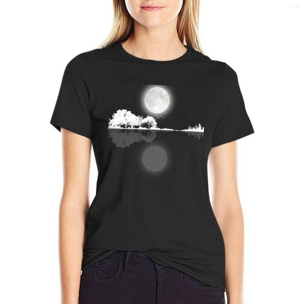 Polos Femme Nature Guitar Night T-Shirt Chemises Graphic Tees Vêtements Femme