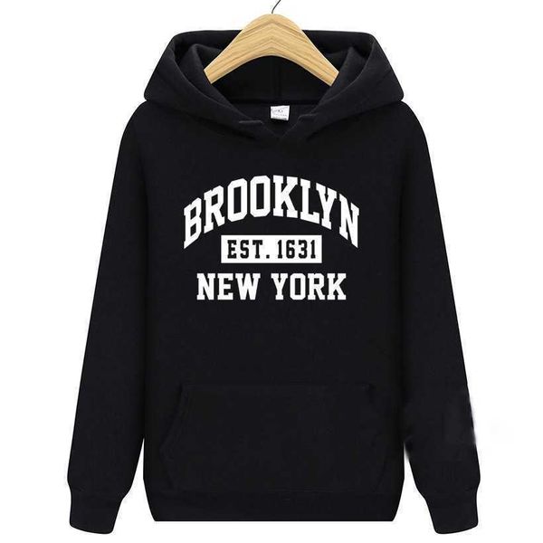 Herren Hoodies Sweatshirts Brooklyn Letter Print Hoodie Männer Mode Mantel Brooklyn Hoodies Kind Trainingsanzug Kid Hip Hop Mädchen Hoodie Frauen Sweatshirt New York