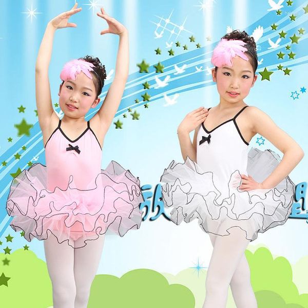 Stage Wear Meisje Kids Ballet Turnpakje Professionele Tutu Dans Jurk Peuter Bruiloft Roze Jurken Kinderen Zwanenmeer Kostuums