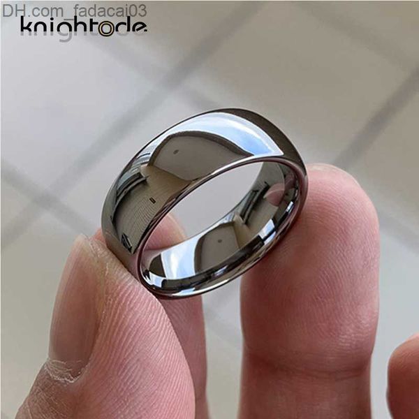 Обручальные кольца Высококачественное обручальное кольцо карбида вольфрама для мужского обручального кольца для женского куполо