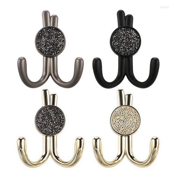 Ganci Appendiabiti Appendiabiti Appendiabiti Appendiabiti con 2 pezzi Vite Organizzatore multiuso per cappelli Sciarpa Borse Asciugamani Chiave