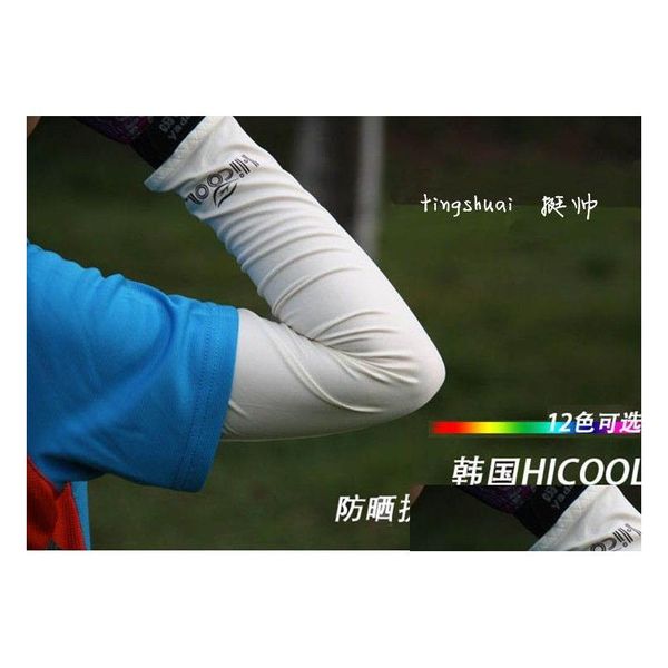 Защитные рукава 1200pcs/лот Uni adt adt Sport Sport Sun Block Antif UV Gloves Gloves Длина колена Длина рука