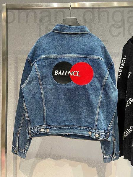 Erkek Ceketler Tasarımcı Kovboy Deliği Paris Band Erkek ve Kadın Denim Ceket LDJ7 0K1W