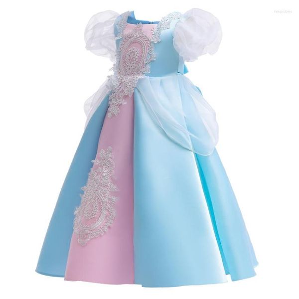 Vestidos de menina fantasia de princesa para meninas disfarce de natal festa elegante casamento aniversário noite