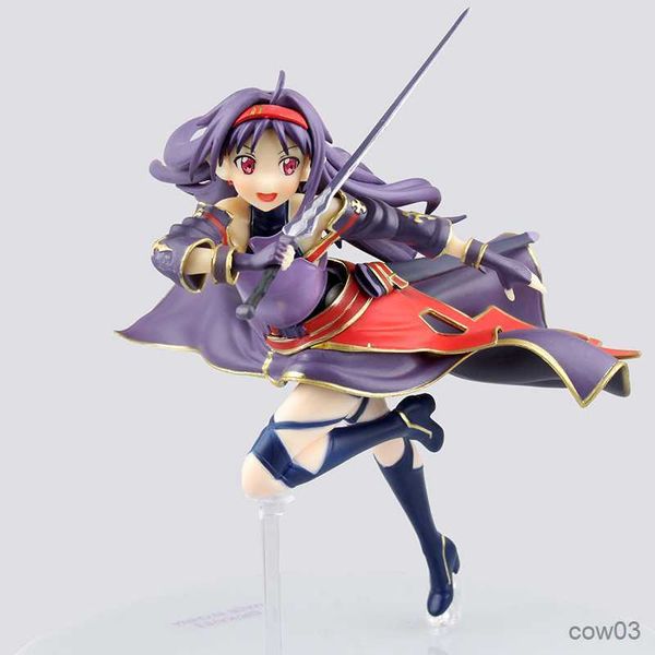 Aktionsspielfiguren Neuankömmling Anime Schwert Art Online Mutters Rosario Yuuki Actionfigur Modell Dekoration Puppe 18 cm R230710