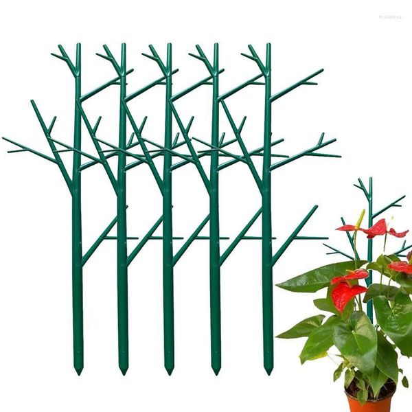 Flores decorativas Planta de interior Treliça Rede Suporte de malha Escalada Hidroponia Rede A-frame Crescer Para Plantas Legumes Frutas