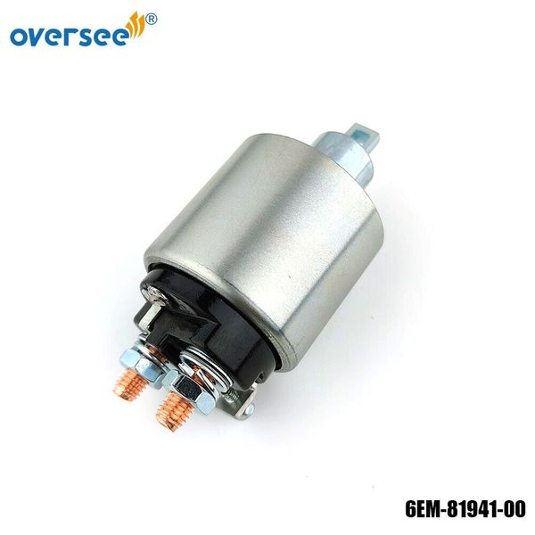 Relè solenoide di avviamento 6EM-81941-00 per motore fuoribordo Yamaha F75-115 VF90 VF115