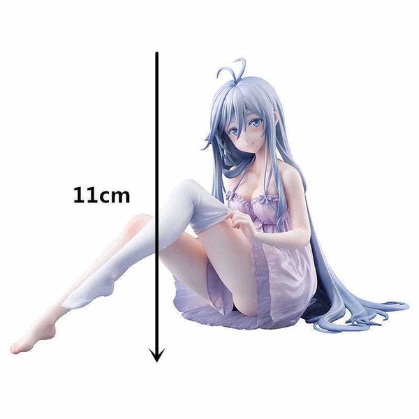 Figuras de brinquedo de ação 11cm figuras de anime brinquedos pijamas figura de ação sexy modelo menina estatuetas estátua para crianças presente aniversário ornamentos boneca