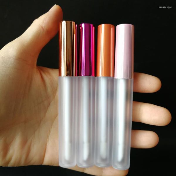 Bouteilles de stockage 8PCS 3ML Lip Gloss Tubes Avec Baguette Rechargeable Vide Clear Bottle Lipstick Container