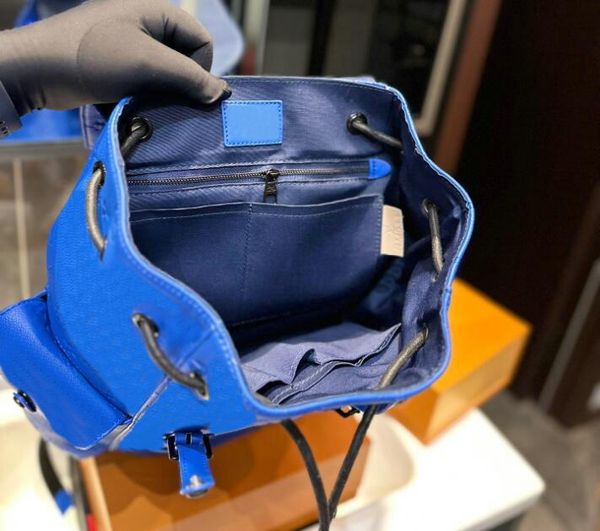 Rucksack-Stil, geprägtes Leder, Designer-Seesack, Rucksack für Herren, 2023, neuer Modetrend, koreanische Freizeit, große Kapazität, Schüler-Schultasche